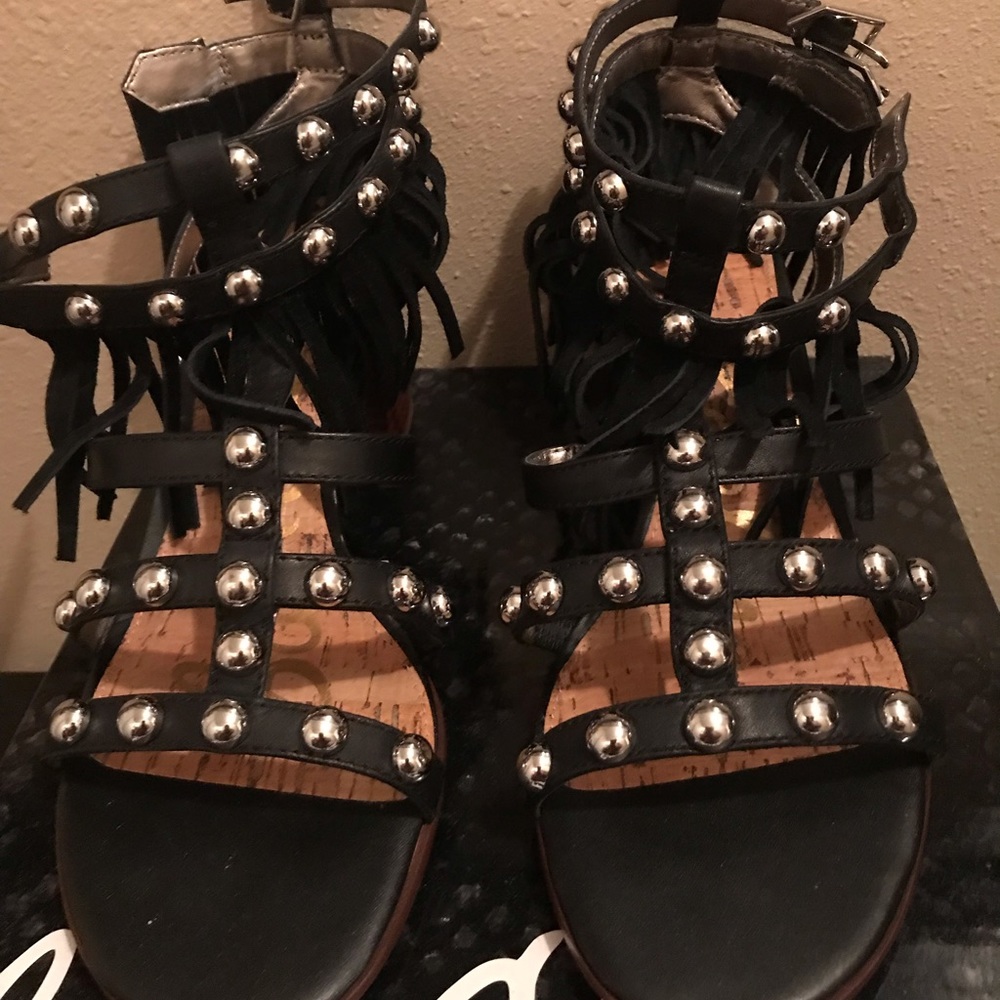 Sam Edelman Studded block heel sandal